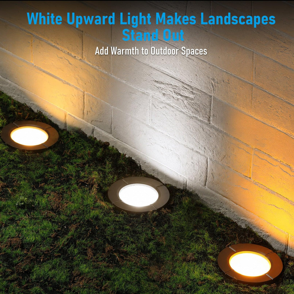 Dia. 4 Inch RGBCW Well Lights, Flat Top, Oil Rubbed Bronze