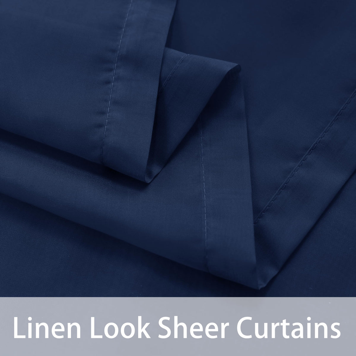 Waterproof Indoor/Outdoor Sheer Curtains 2 Panels
