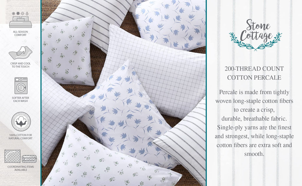 Sheet Set with Fitted Sheet & Pillowcases