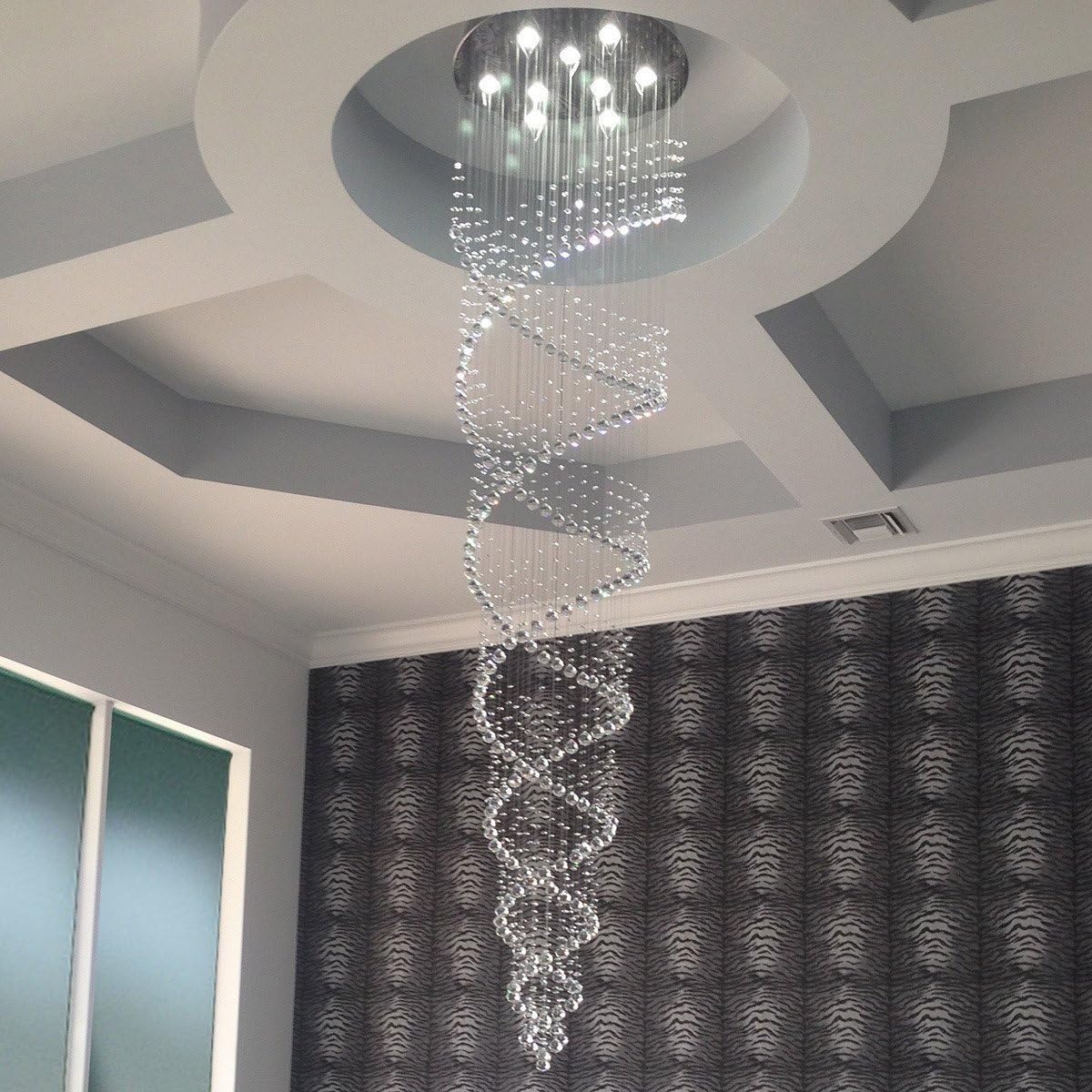 Modern K9 Crystal Raindrop Chandelier Lighting for Dining and Living Rooms