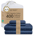 400 Thread Count Egyptian Cotton King Sheet Set, Jacquard Damask