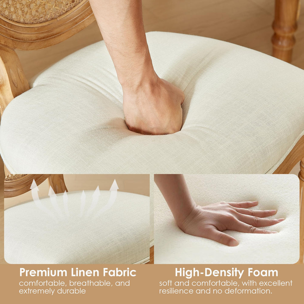 French Country, Upholstered Set of 2