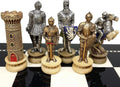 Themed Set of Chess Men Pieces - NO Board (Armored Knights) - Set of 32