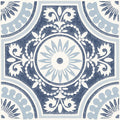 12-in by 12-in Blue Ezra Vinyl Peel & Stick Floor Tiles (10 Tiles), (10 sq.ft./Carton)