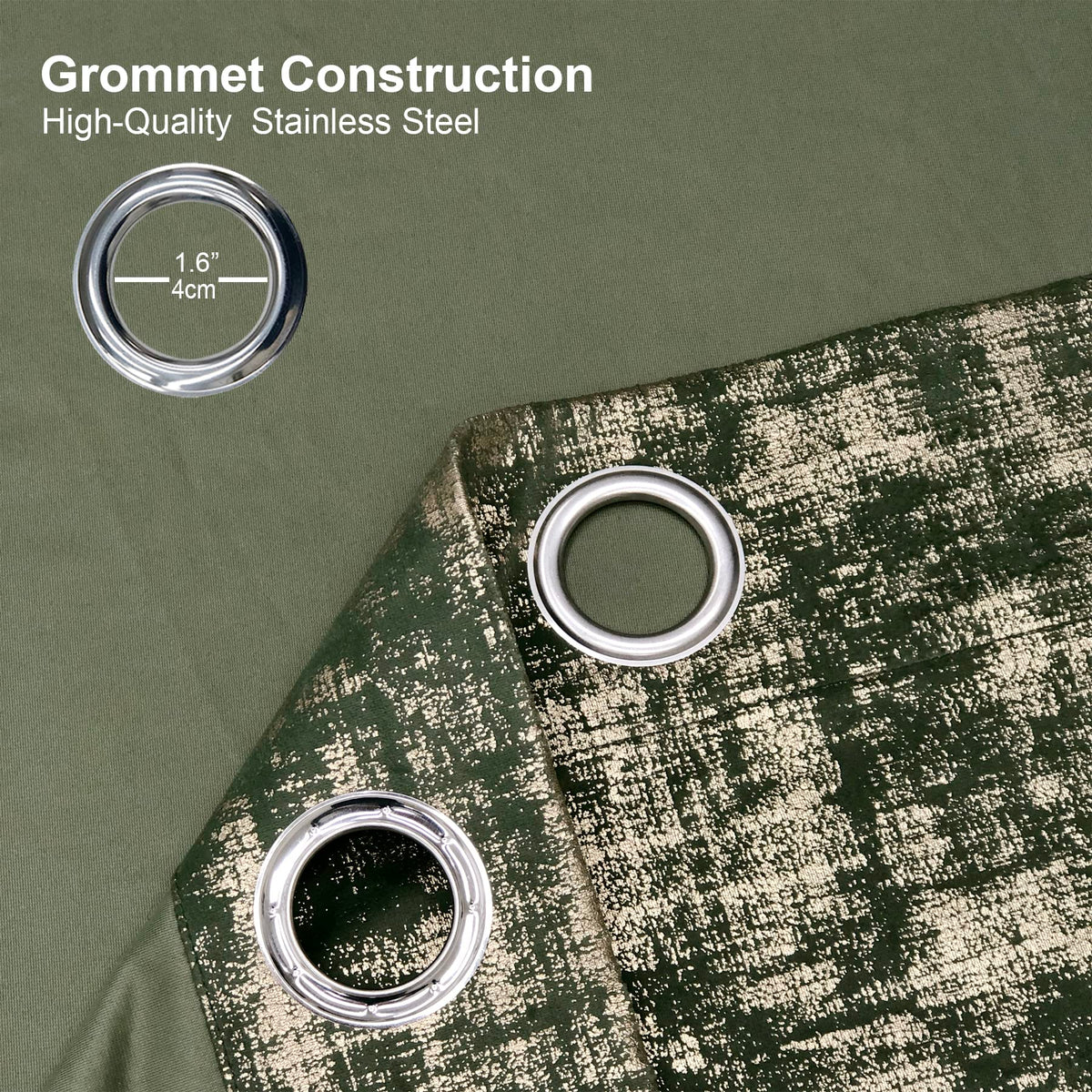Sage Green Soft Velvet Curtains 95 Inch Length Luxury Bedroom Curtains Gold Foil Print Window Treatments Bedroom Set