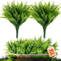 20PCS Fake Fern for Outdoor - Artificial Boston Fern Stems Decor