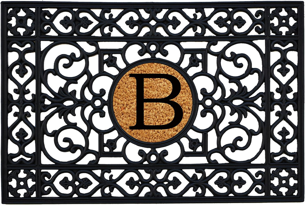 160012436B Rubber Monogram Insert Doormat, 2' x 3' (Letter B)
