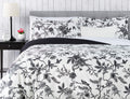Premium French Toile Cover Set - Duvet Cover (90" x 90") & 2 Pillow Shams (20" x 26") - 3-Piece Set