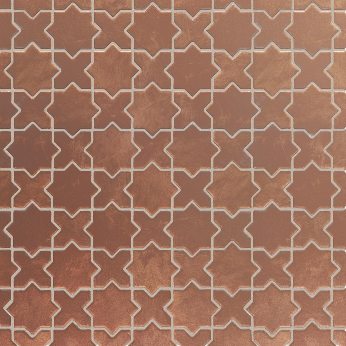 Sentier des Cotto 2" Star Cross 11-7/8" x 11-7/8" Porcelain Floor/Wall Tile