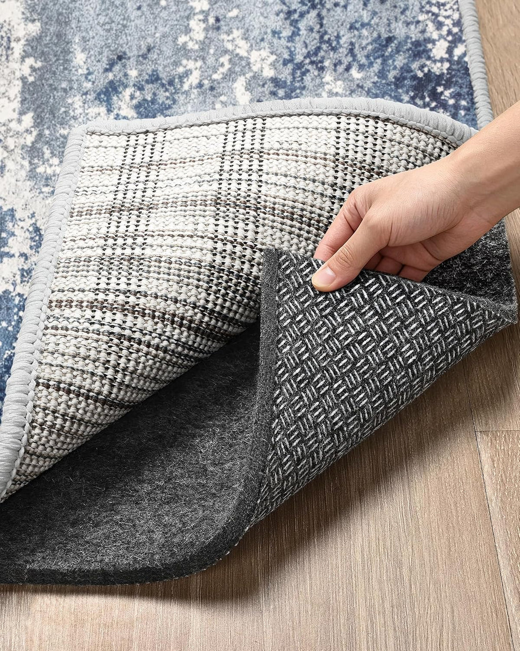 2x6 Runner Non Slip Rug Pad Gripper Cushioned Carpet Pads - Set of 12