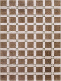 Talos Area Rug - Checkered Geometric Square Plaid Lattice - Contemporary Modern Minimalist Transitional Farmhouse