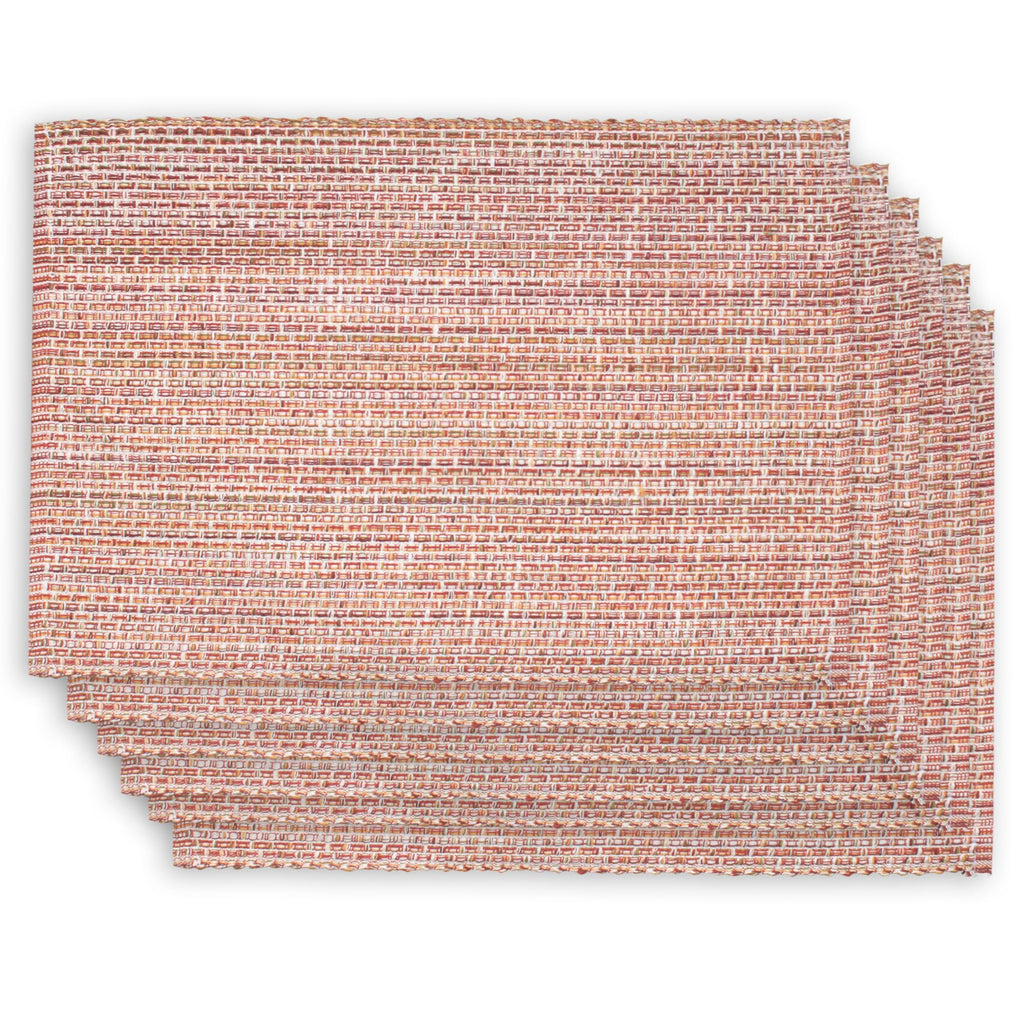 Two Tone Placemat Cotton Tablemat 14x20 (Set of 6) Fall