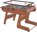 2-in-1 Multi Game Table, 53.5" Foosball Table, Air Hockey Table for Adult and Kids- Indoor Entertainment Center for Family Fun, Party