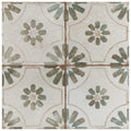 Kings Blume Sage 17-5/8" x 17-5/8" Ceramic Floor and Wall Tile