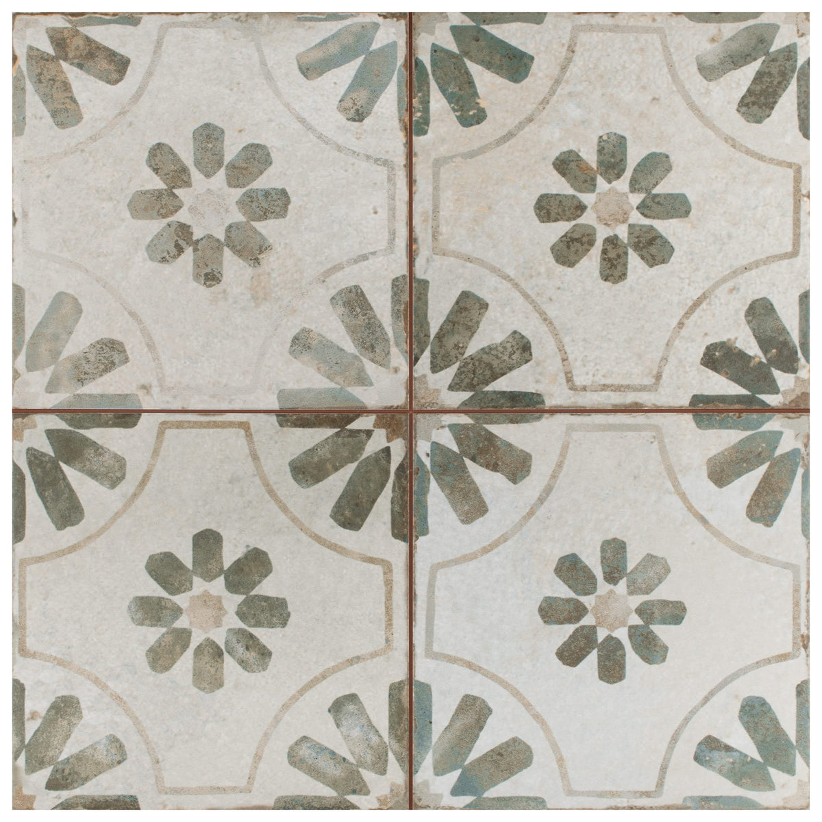 Kings Blume Sage 17-5/8" x 17-5/8" Ceramic Floor and Wall Tile