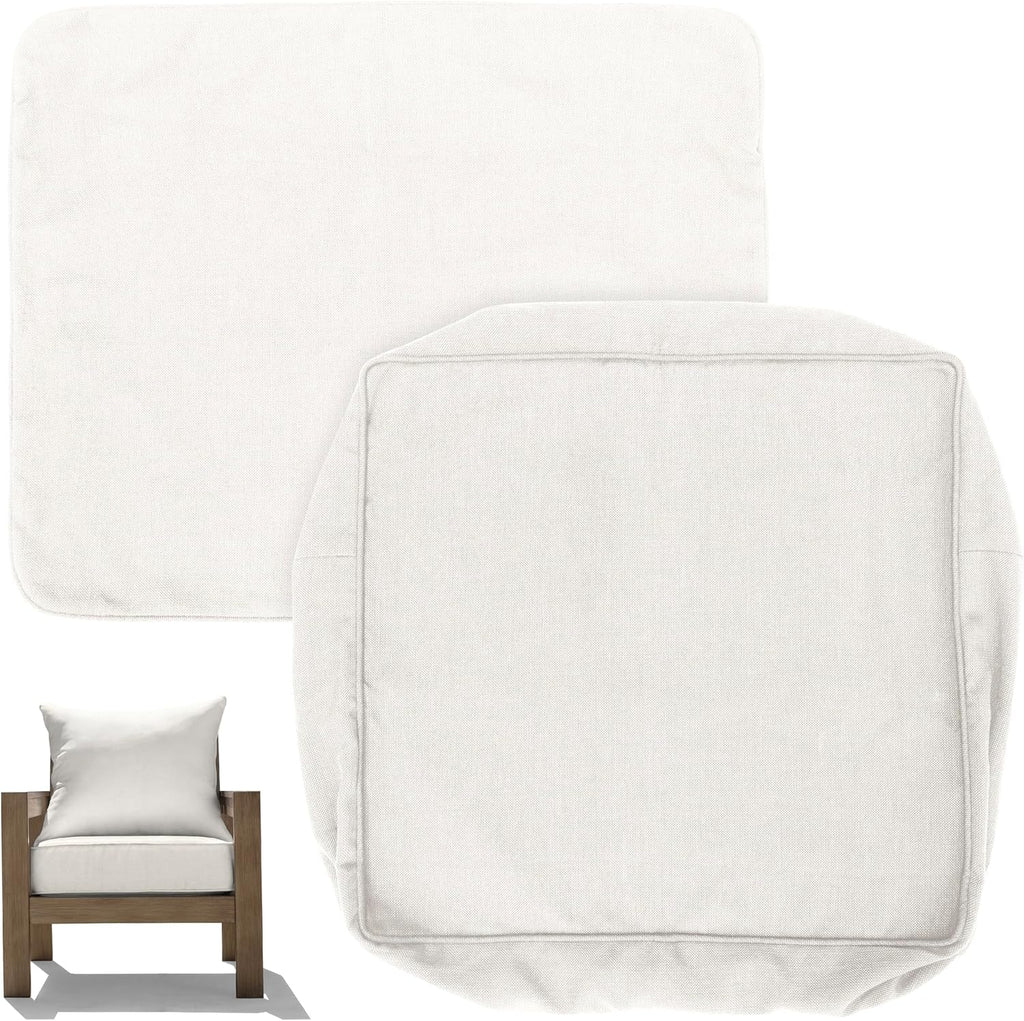 Outdoor Heritage Deep Seat Cushion Cover, 24 x 23 | Bone Replacement Chair Cushion Cover, Water & Fade Resistant