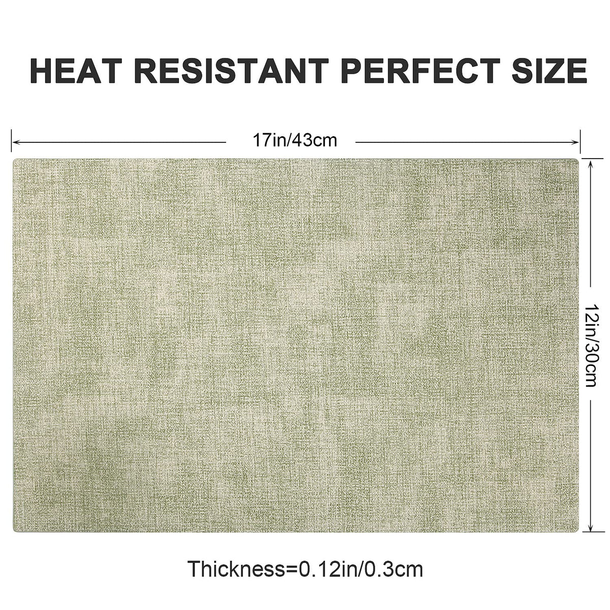 Leather Heat Resistant Placemats Set of 6 Waterproof Wipeable Washable PU Table Mats,Easy to Clean Anti-Slip (6