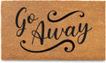 Go Away Doormat, 30x17 Inch, Funny Door Mat Outdoor, Go Away Front Door Mat, Unwelcome Mat, Farmhouse Style | Funny