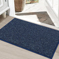 Dirt Trapper Door Mat 24" x 36", Non-Slip Washable Doormats, Blue | Entrance Mat Dirt Resistant and Absorbent Welcome
