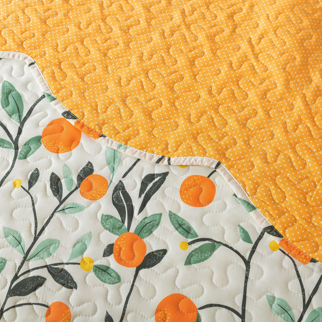 Floral Quilt Sets - Botanical Bedspreads 3-Piece, Wildflower Coverlet for Beds, Lightweight Bed Cover, All