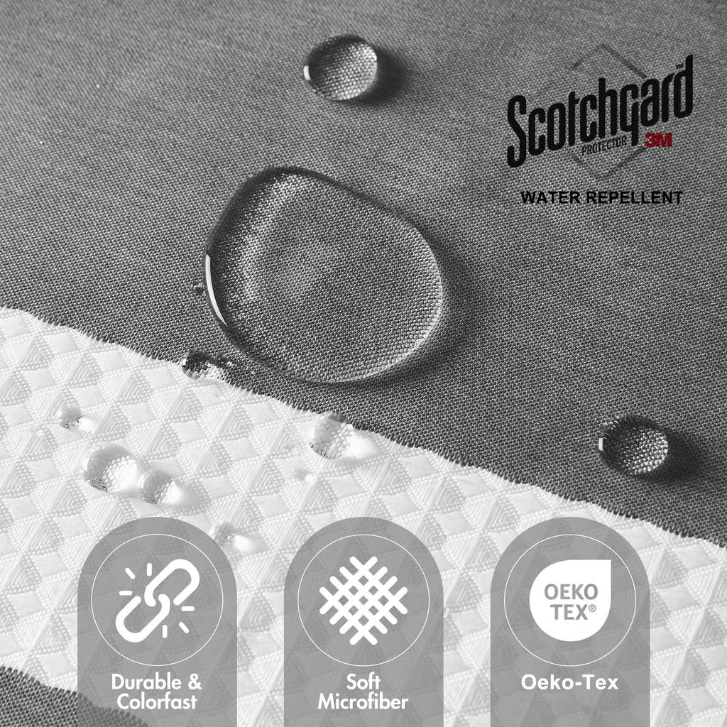 Spa Waffle Shower Curtain, 72 x 72", Charcoal