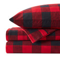 Flannel Sheets Warm and Cozy Deep Pocket Breathable All Season Bedding Set with Fitted, Flat and Pillowcases