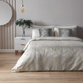 Jacquard Marble Duvet Set (Queen) (Oyster)