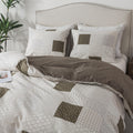 Rustic Duvet Cover - 100% Cotton Comforter Cover 3-Piece, All Season Bedding Duvet Cover Sets with Zipper