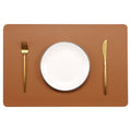 Fall Placemats Set of 4 Wipeable Table Mats Easy to Clean Waterproof Kitchen Mats for Dining Table Outdoor Indoor (4