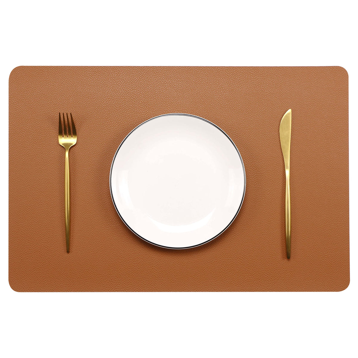 Fall Placemats Set of 4 Wipeable Table Mats Easy to Clean Waterproof Kitchen Mats for Dining Table Outdoor Indoor (4