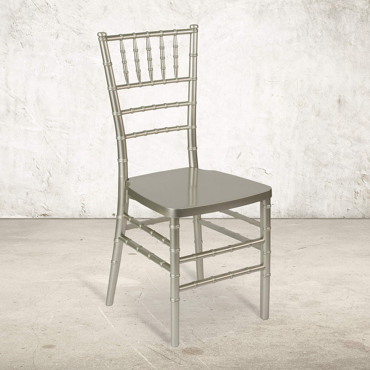 PREMIUM Series Champagne Resin Stacking Chiavari Chair