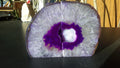 Purple Agate Quartz Geode Book Ends - Made from the Finest Grade Brazilian Agate