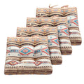 Triple-Cushioned 18x18-inch Chair Pad - Seat Cushion, Set of 4, Phoenix