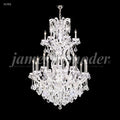 James R. Moder Maria Theresa Grand Collection 25-Light Large Entry Crystal Chandelier — Silver, 37in — Castelune Home