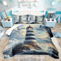 Lighthouse Seagull Ocean Sea Quilts for Bed