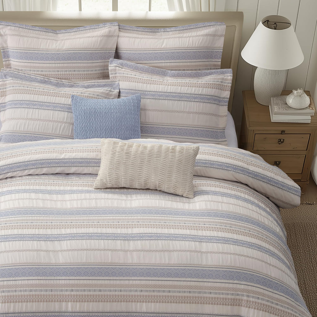 Pickford Chambray Duvet Cover Set - Full/Queen Duvet Cover (90 x 94in.) + Two Standard Pillow Shams (26 x 20in.)