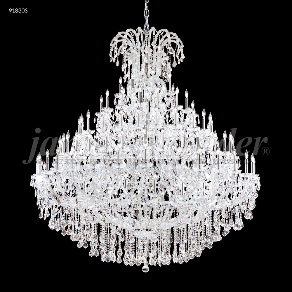 James R. Moder Maria Theresa Grand Collection 128-Light Large Entry Crystal Chandelier — Silver, 86in — Castelune Home