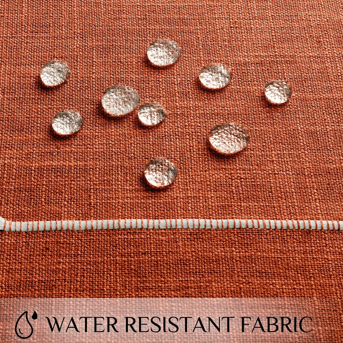 Fall Linen Rectangle Tablecloth with Tassel, 55 x 84 Inch