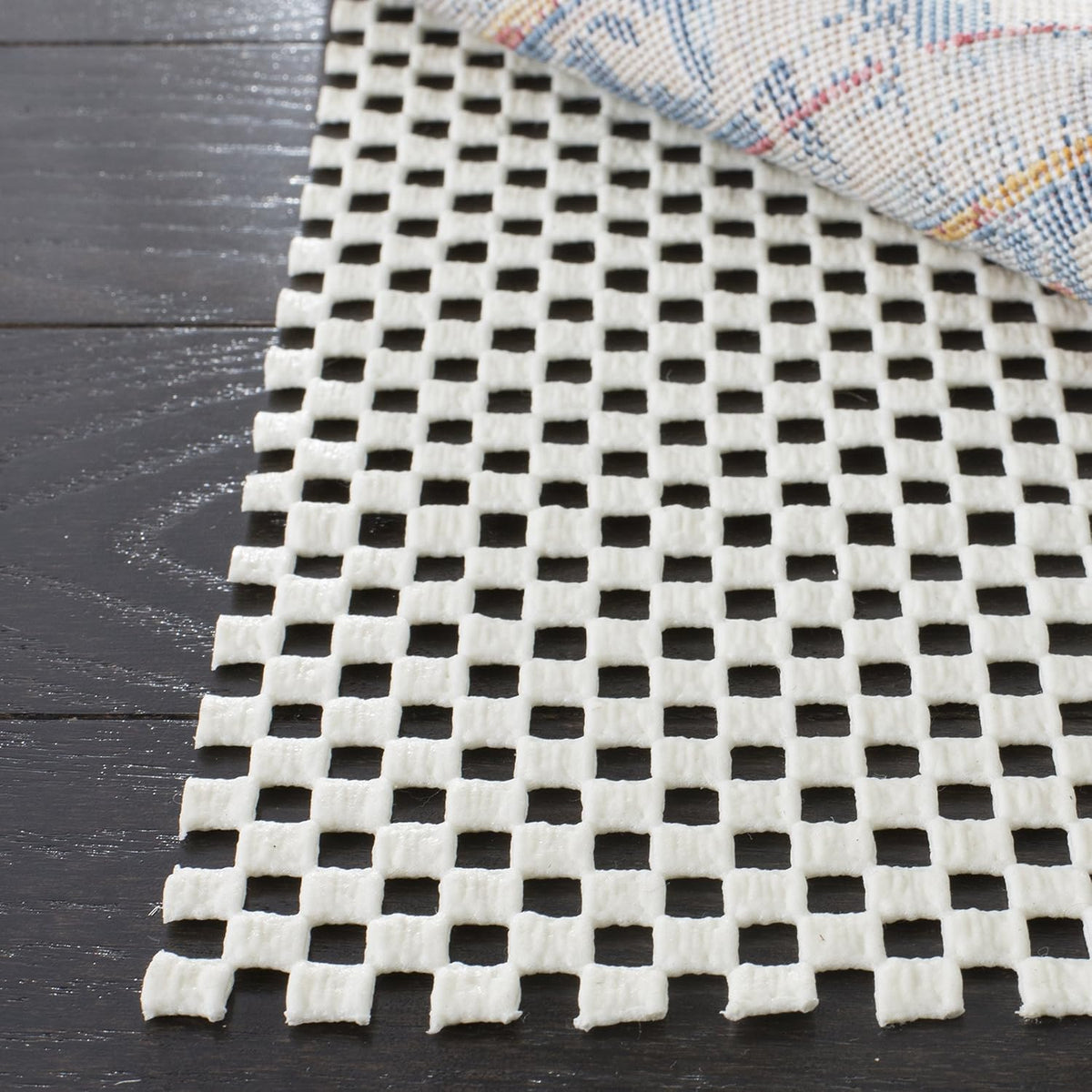 Non Slip Anti Skid Grippy Stay in Place Rug Pad Under Carpet, Stable on All Hard Floors (8' Runner) - Set of 2