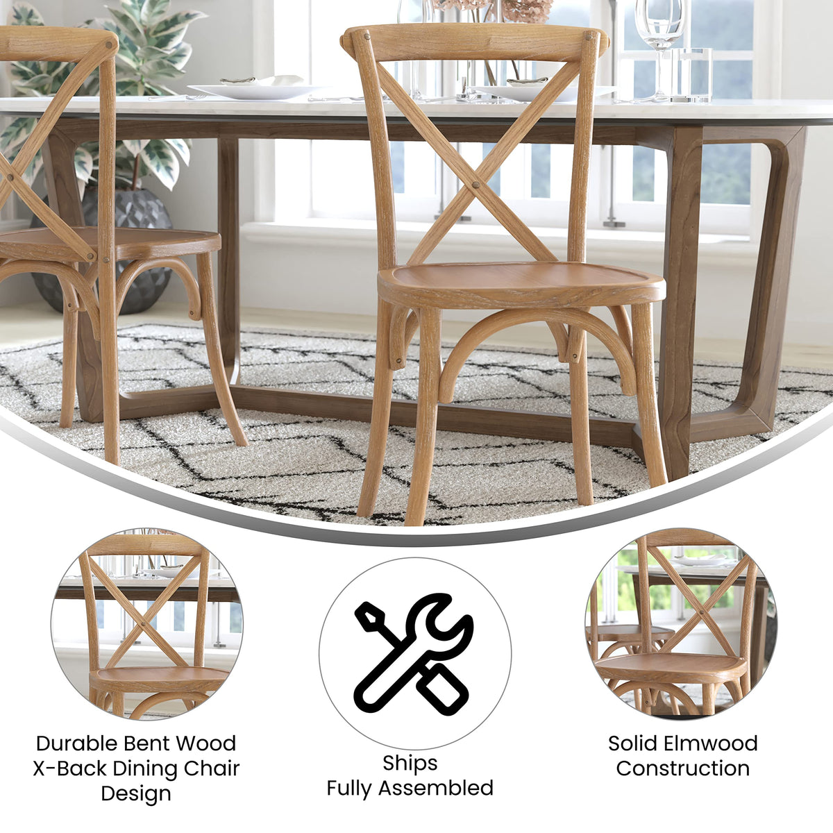 X-Back Chair, White