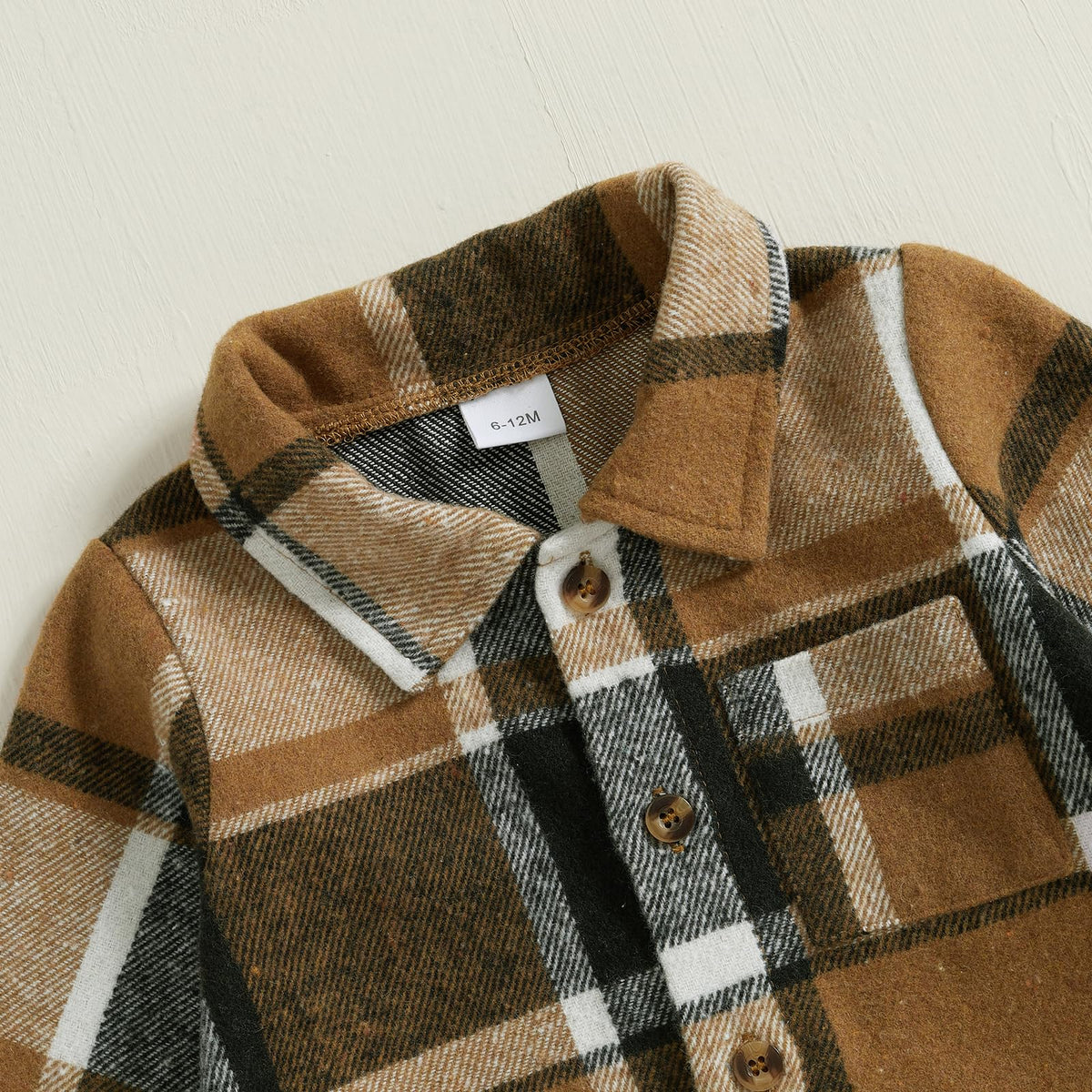 Toddler Boys Fall Outfits Plaid Flannel Baby Boy Jacket Button Down Shirts Pants 2Pcs Festival Clothes Set