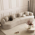 131" Modern Curved Sectional Sofas