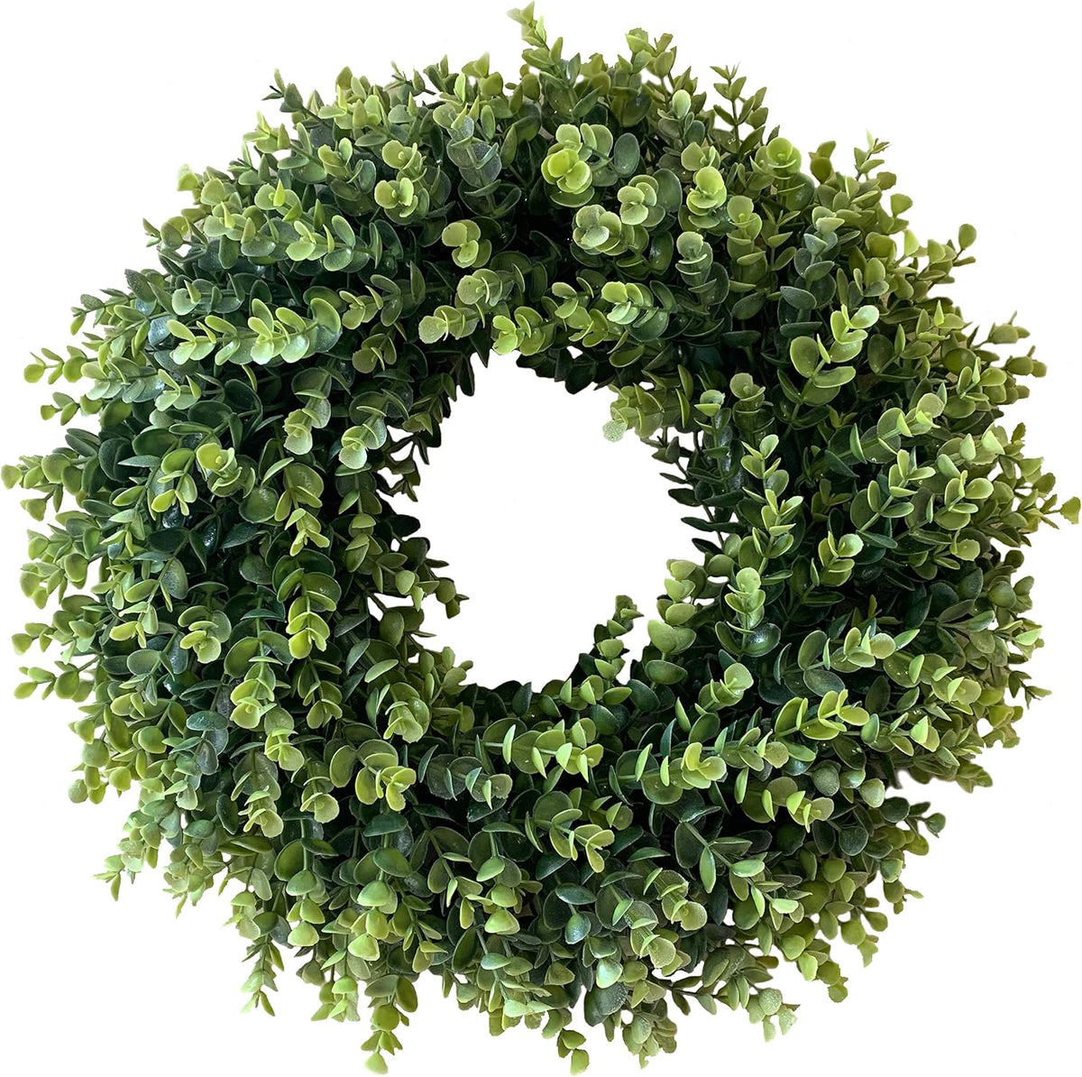 20" Wreaths for Front Door Spring Summer Green Boxwood Door Wreath for All Seasons Living Room Bedroom Window Wall