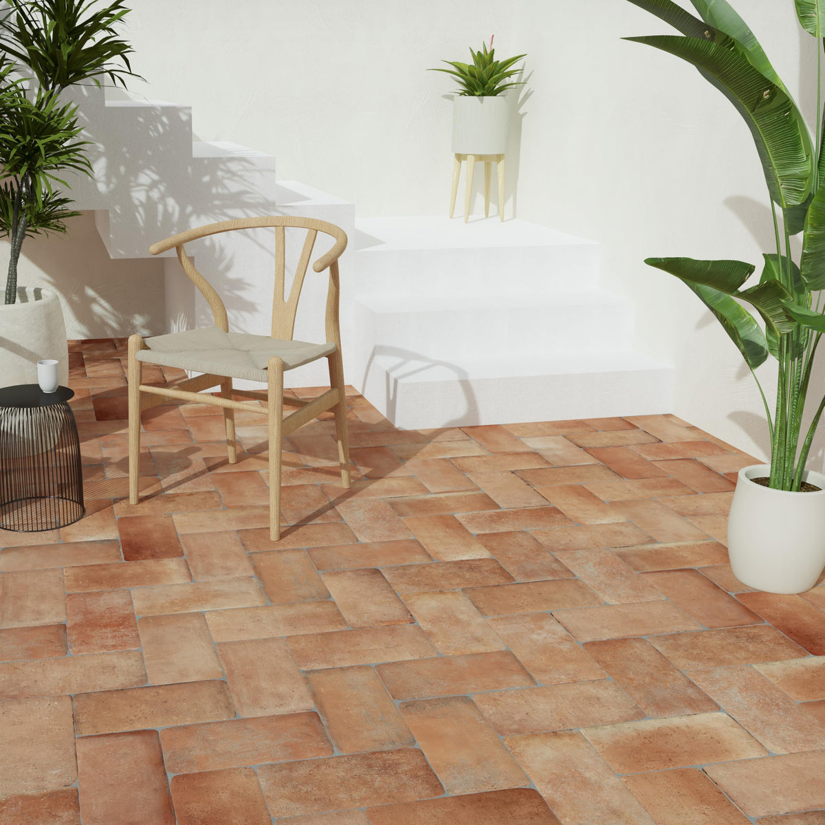 Benisa Cotto 5-7/8" x 11-7/8" Porcelain Floor and Wall Tile