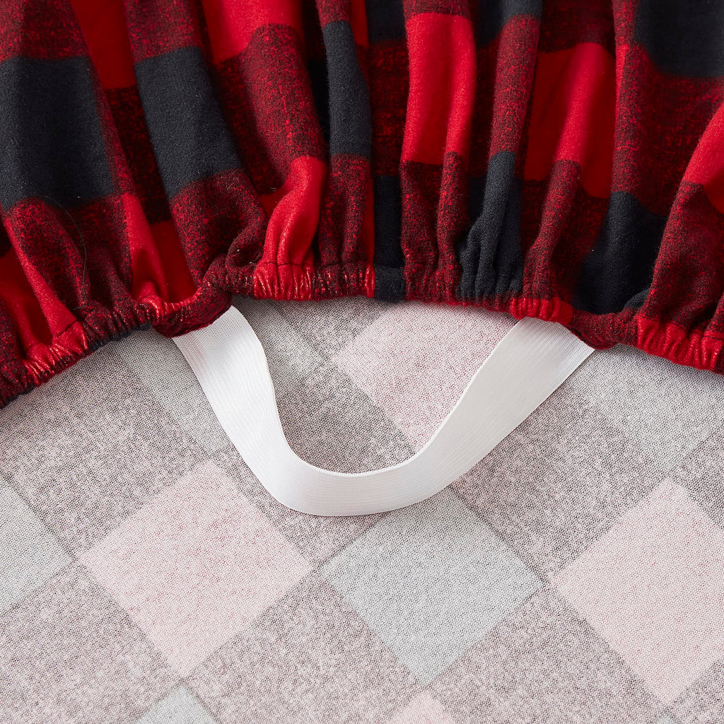 Flannel Sheets Warm and Cozy Deep Pocket Breathable All Season Bedding Set with Fitted, Flat and Pillowcases
