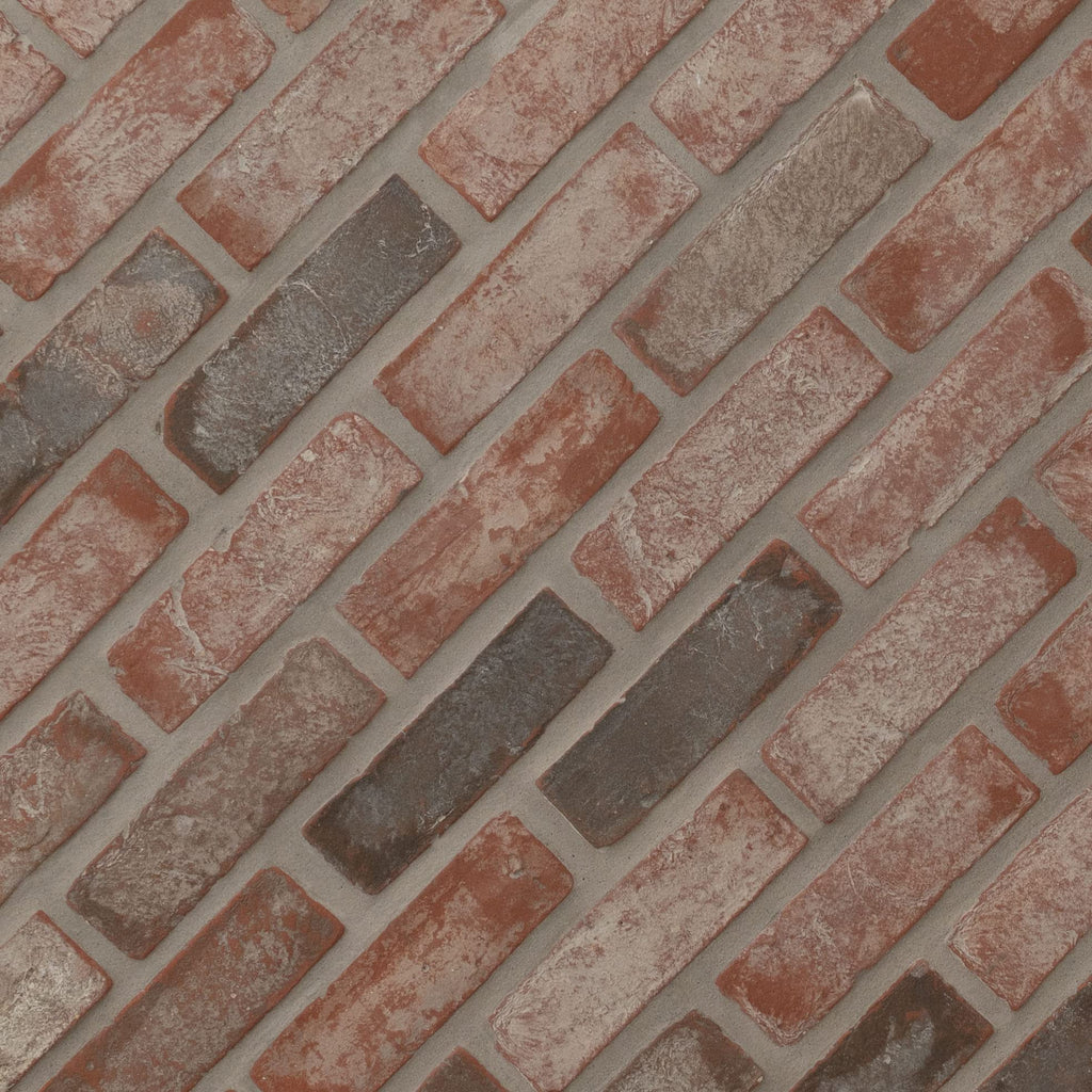 Subway Clay Brick Tile | Terabrik Rustic Red Rouge | 7.5" x 2.25"