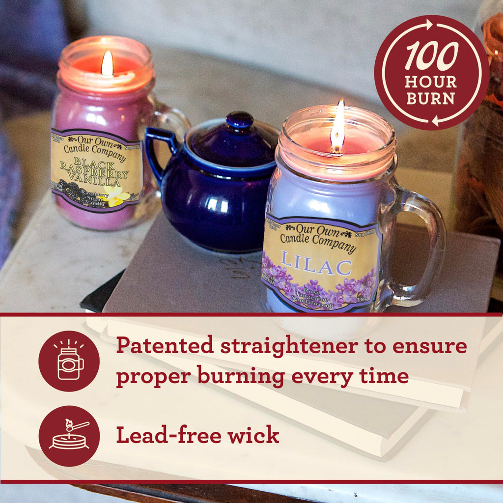 Buttered Maple Syrup Scented 13 Ounce Mason Jar Candle