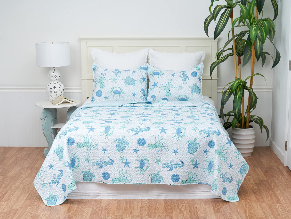 Outlook Beach 3-Piece Quilt Set