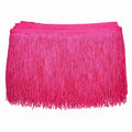 Sewing Fringe Trim, 10 Yards, 6 Inches Wide, Hot Pink for DIY Crafts