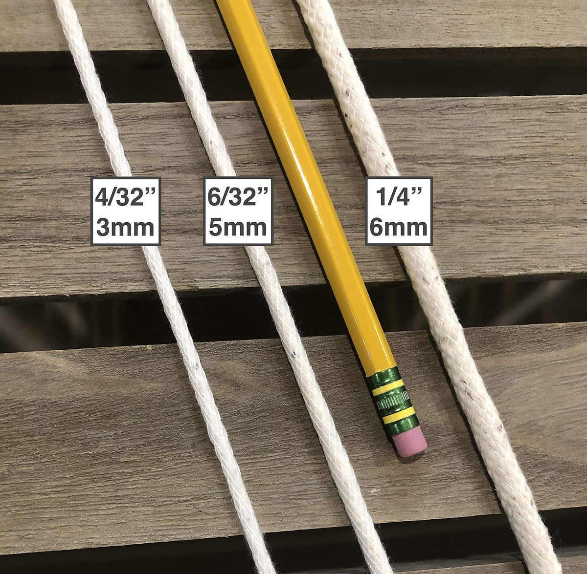 1/4" Cotton Piping Cord, Size 2 (46 Yards)